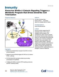 Paracrine-Wnt5a---Catenin-Signaling-Triggers-a-Metabolic-Program-t_2018_Immu