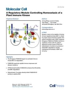A-Regulatory-Module-Controlling-Homeostasis-of-a-Plant-Immu_2018_Molecular-C