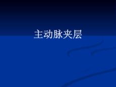 主动脉夹层动脉瘤_PPT课件