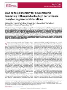 nmat-2018-SiGe epitaxial memory for neuromorphic computing with reproducible high performance based on engineered dislocations