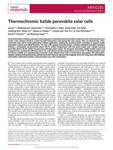 nmat-2018-Thermochromic halide perovskite solar cells