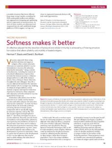 nmat5072-Vaccine adjuvants- Softness makes it better