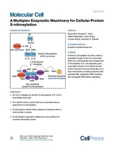 A-Multiplex-Enzymatic-Machinery-for-Cellular-Protein-S-nitr_2018_Molecular-C