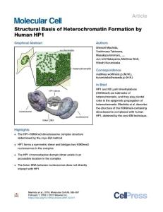Structural-Basis-of-Heterochromatin-Formation-by-Human-HP_2018_Molecular-Cel