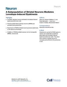 A-Subpopulation-of-Striatal-Neurons-Mediates-Levodopa-Induced-Dys_2018_Neuro