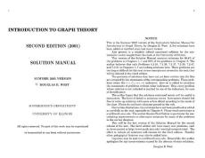 Introduction to Graph Theory 2E - West