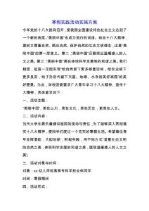 寒假實踐活動實施方案.docx