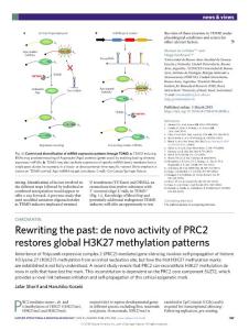 nsmb.2018-Rewriting the past de novo activity of PRC2 restores global H3K27 methylation patterns
