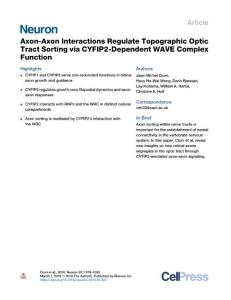 Axon-Axon-Interactions-Regulate-Topographic-Optic-Tract-Sorting-via_2018_Neu