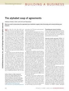 nbt.4088-The alphabet soup of agreements