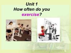 八年级上册英语课件How-often-do-you-exercise