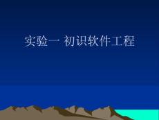 初識(shí)軟件工程