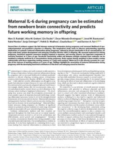 nn.2018-Maternal IL-6 during pregnancy can be estimated from newborn brain connectivity and predicts future working memory in offspring