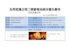 友邦玫瑰公館240秒影視腳本方案一
