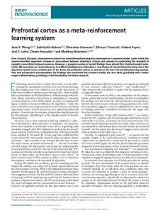 nn.2018-Prefrontal cortex as a meta-reinforcement learning system