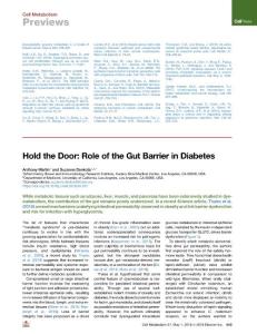 Hold-the-Door--Role-of-the-Gut-Barrier-in-Diabetes_2018_Cell-Metabolism