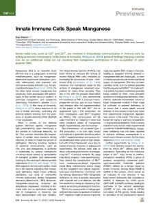 Innate-Immune-Cells-Speak-Manganese_2018_Immunity