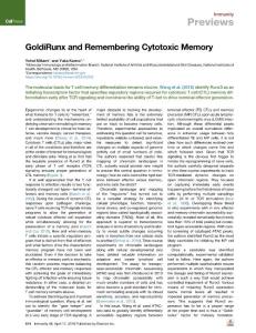 GoldiRunx-and-Remembering-Cytotoxic-Memory_2018_Immunity