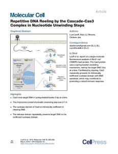 Repetitive-DNA-Reeling-by-the-Cascade-Cas3-Complex-in-Nucleo_2018_Molecular-