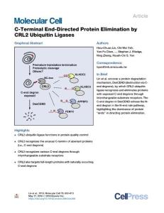 C-Terminal-End-Directed-Protein-Elimination-by-CRL2-Ubiquit_2018_Molecular-C