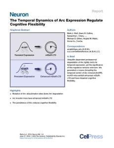 The-Temporal-Dynamics-of-Arc-Expression-Regulate-Cognitive-Flexib_2018_Neuro