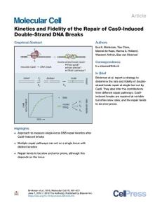 Kinetics-and-Fidelity-of-the-Repair-of-Cas9-Induced-Double-S_2018_Molecular-