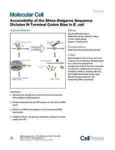 Accessibility-of-the-Shine-Dalgarno-Sequence-Dictates-N-Termi_2018_Molecular