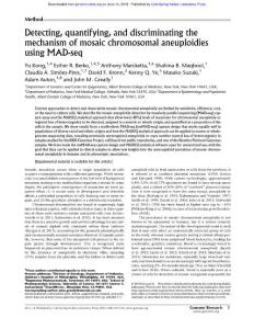 Genome Res.-2018-Kong-Detecting, quantifying, and discriminating the mechanism of mosaic chromosomal aneuploidies using MAD-seq