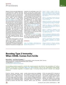 Boosting-Type-2-Immunity--When-OX40L-Comes-from-ILC2s_2018_Immunity