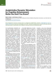 Acetylcholine-Receptor-Stimulation-for-Cognitive-Enhancement--Bett_2018_Neur