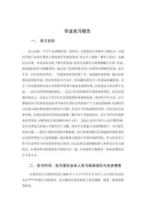 实习报告