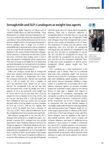 Semaglutide-and-GLP-1-analogues-as-weight-loss-agents_2018_The-Lancet