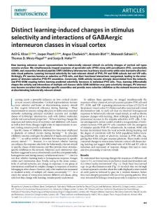 nn.2018-Distinct learning-induced changes in stimulus selectivity and interactions of GABAergic interneuron classes in visual cortex