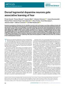 nn.2018-Dorsal tegmental dopamine neurons gate associative learning of fear