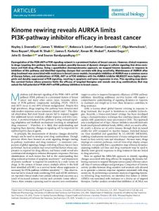 nchembio.2018-Kinome rewiring reveals AURKA limits PI3K-pathway inhibitor efficacy in breast cancer