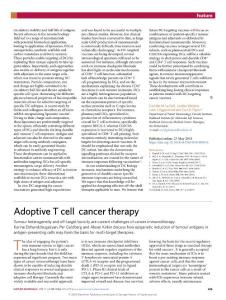 nmat.2018-Adoptive T cell cancer therapy