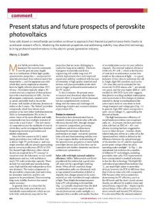 nmat.2018-Present status and future prospects of perovskite photovoltaics