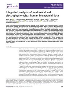 nprot.2018-Integrated analysis of anatomical and electrophysiological human intracranial data