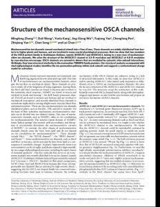 nsmb.2018-Structure of the mechanosensitive OSCA channels