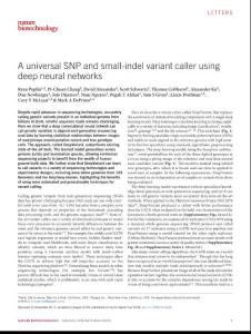 nbt.4235-A universal SNP and small-indel variant caller using deep neural networks