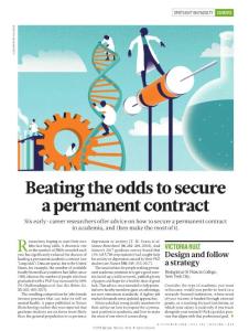 nature.2018-Beating the odds to secure a permanent contract