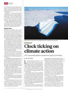 nature.2018-IPCC says limiting global warming to 1.5 °C will require drastic action