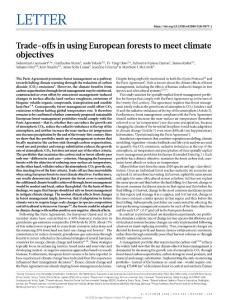 nature.2018-Trade-offs in using European forests to meet climate objectives