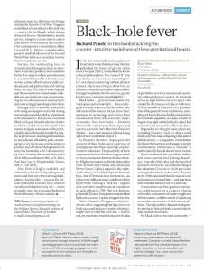 nature.2018-Black-hole chronicles- chasing the gravitational beast