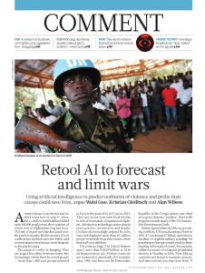 nature.2018-Retool AI to forecast and limit wars