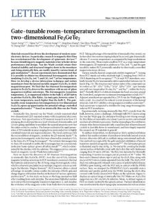 nature.2018-Gate-tunable room-temperature ferromagnetism in two-dimensional Fe3GeTe2
