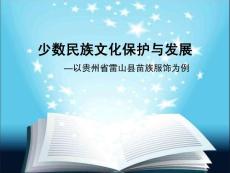 少數民族文化保護與發展--以貴州省雷山縣苗族服飾文化為例