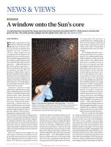 nature.2018-Solar neutrinos reveal how the Sun shines