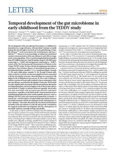 nature.2018-Temporal development of the gut microbiome in early childhood from the TEDDY study