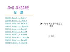 人教版九年级英语中考复习初三第一轮复习课件中考英语第一轮复习课件